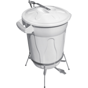 Cesto de Lixo com Pedal em Ferro 30 Litros Parolar – Reforçado – Uso Profissional