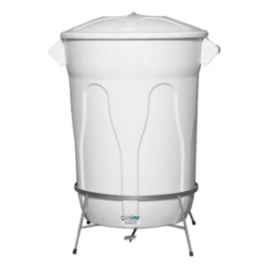 Cesto de Lixo com Pedal em Ferro 60 Litros Parolar – Extra Reforçado – Linha Industrial