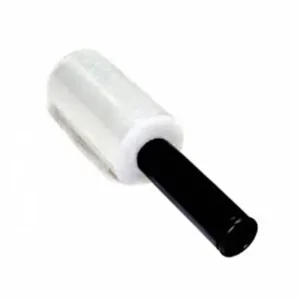 Filme Stretch Manual 100mm com Cabo (Manopla) – 25 Micras – Unidade – Alta Resistência