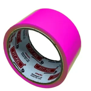 Fita Adesiva Colorida Rosa (Neon) 48mm x 45m Fiti-Pel - unidade