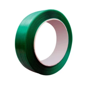Fita de Arquear Verde PET 13mm x 0,80mm - Poliéster Reciclado - Rolo com 1.100 Metros
