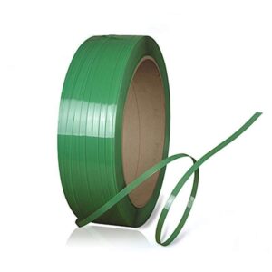 Fita de Arquear Verde PET 16mm x 0,80mm - Poliéster Reciclado - Rolo 920m