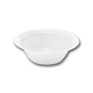 Prato Plástico Fundo Nº 15 Branco – Pacote com 10 Unidades – Ideal para Caldos e Sobremesas