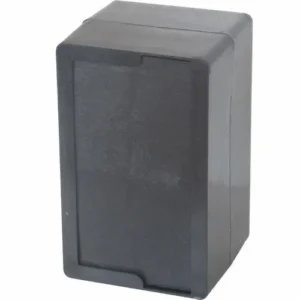 Suporte de Guardanapo TV Plástico Preto - 2 Faces - Organizador de Mesa