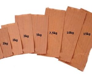 Saco de Papel Kraft Mix 5 kg ($41 \times 25$ cm) – Pacote com 500 Unidades – Ref. 00331