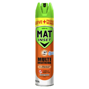 Multi Inseticida Aerossol Mat Inset 360ml – Ação Rápida contra Insetos Voadores e Rasteiros