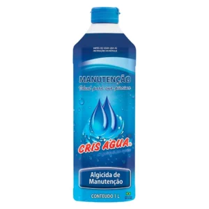 Algicida de Manutenção Cris Água (Frasco 1 Litro) – Prevenção de Algas para Piscina