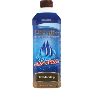 Elevador de pH Líquido Cris Água Cris pH+ (Frasco 1 Litro) – Corretor de Acidez