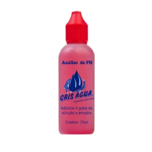 Reagente de pH Vermelho Fenol Cris Água (Frasco 23 ml) – Recarga para Estojo de Teste