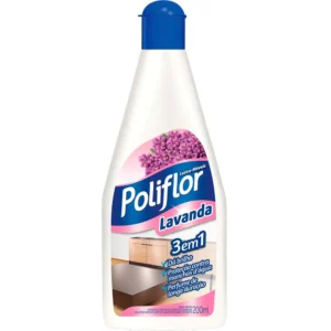 Lustra Móveis Poliflor Lavanda 200ml – Brilho com Silicone e Proteção 3 em 1