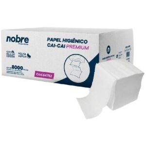 Papel Higiênico Interfolha Nobre Folha Dupla Cai-Cai – Caixa Econômica com 9.000 Folhas