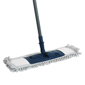 Conjunto Mop Pó Microfibra Branco Nobre 60cm – Limpeza Profissional e Retenção de Micropartículas