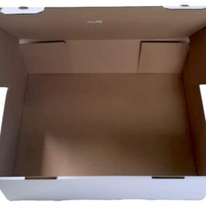 Caixa para Bolo Branca 44x53x15 Polibox Ref. 044 – Grande Porte e Resistência