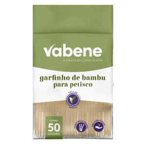 Garfinho Plástico para Petiscos e Degustação Vabene – Pacote com 50 Unidades