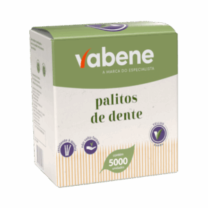 Palito de Dente de Madeira Vabene – Fardo Profissional com 5000 Unidades