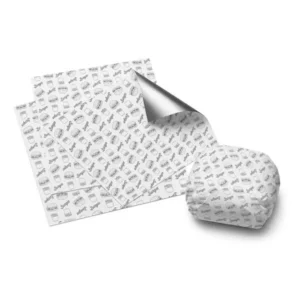Papel Acoplado para Lanche 38x38cm MTEL com Película – Térmico e Antigordura (Caixa com 300 Unidades)