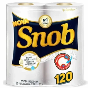 Papel Toalha de Cozinha Snobs – Pacote com 2 Rolos