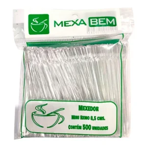 Pazinha Descartável para Café e Drink Pequena 8,5cm Cristal Mexabem – Pacote com 500 unidades