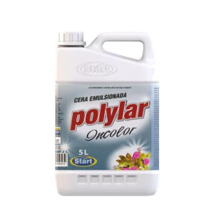 Cera Líquida Polylyar Incolor Start Química 5L – Brilho Prático e Proteção para Todos os Tipos de Pisos – Galão de 5 Litros