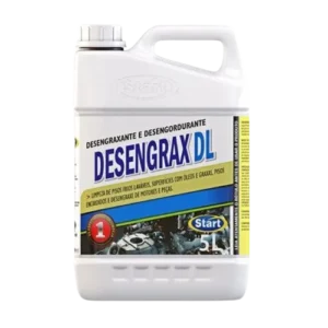 Desengraxante Industrial Concentrado Desengrax DL Start Química 5L – Limpeza Pesada de Motores, Chassis e Pisos – Galão de 5 Litros