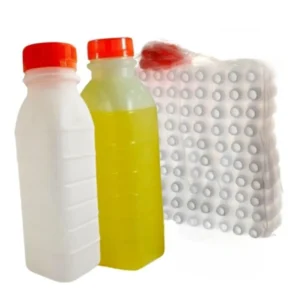 Frasco Plástico Descartável 300ml Maluger – Garrafinha para Suco – Pacote com 100 unidades