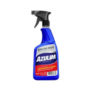 Limpa e Brilha Inox Azulim Start Química 500ml – Protetor de Superfícies de Aço Inox, Alumínio e Peças Cromadas – Frasco de 500ml