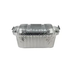 Bandeja de Alumínio com Tampa PET Transparente Wyda 135ml – Marmita Pequena com Tampa de Pressão – Caixa com 100 Unidades (DSMFS-100)