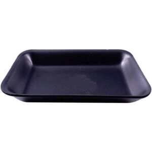 Bandeja de Isopor M54 Preta Meiwa para Açougue e Hortifrúti – Embalagem EPS para Alimentos – Fardo com 400 Unidades