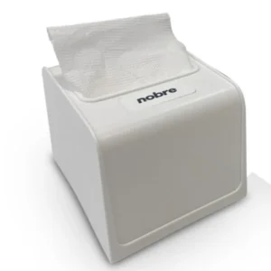 Dispenser Porta Guardanapo Interfolhado Branco Nobre – Suporte de Mesa e Balcão Folha a Folha – Unidade