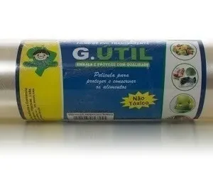 Filme de PVC Esticável Refil 28cm x 300m Guarufilme – Rolo de Reposição para Cozinha Profissional e Suportes – Unidade