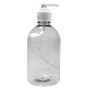 Frasco Dispenser com Válvula Pump Famix 500ml Transparente –Unidade