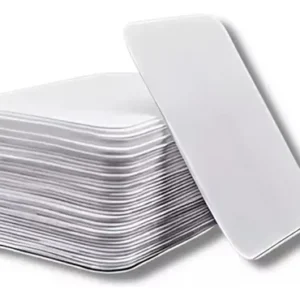 Prancha de Isopor Plana Grande 18x23 PNT-03 Totalplast – Base EPS sem Borda para Frios e Fatiados – Pacote com 200 Unidades