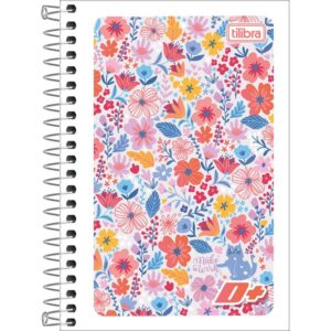 Caderneta Espiral 1/8 Capa Flexível 100x140mm c/ 96 Folhas – Caderno de Bolso Pautado para Anotações e Estoque – Unidade
