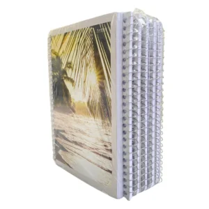 Caderno 1/4 Espiral Capa Flexível 96 Folhas – Caderno Pequeno Leve Pautado Escolar – Unidade