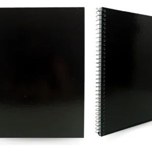 Caderno Universitário Espiral 1 Matéria Capa Dura 80 Folhas Neutro – Caderno Executivo Pautado para Escritório e Faculdade – Unidade