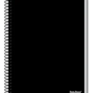 Caderno Universitário Espiral 10 Matérias Capa Dura 200 Folhas Neutro Executivo – Caderno com Divisórias para Faculdade e Escritório – Unidade