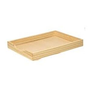 Caixa de Correspondência Madeira Pinho Nº 01 – Bandeja Organizadora de Mesa em Madeira Pinus Compacta – Unidade