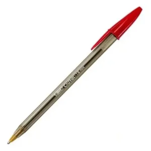 Caneta Esferográfica BIC Cristal Intenso 1.6mm Vermelha Ponta Grossa – Unidade