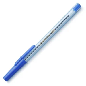 Caneta Esferográfica Compactor 07 Azul Ponta Fina 0.7mm – Caneta Escrita Fina para Escritório Escola e Documentos – Unidade