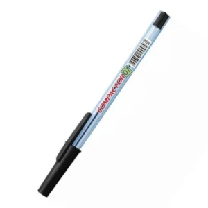 Caneta Esferográfica Compactor 07 Preta Ponta Fina 0.7mm – Caneta Escrita Fina para Concurso e Documentos – Unidade