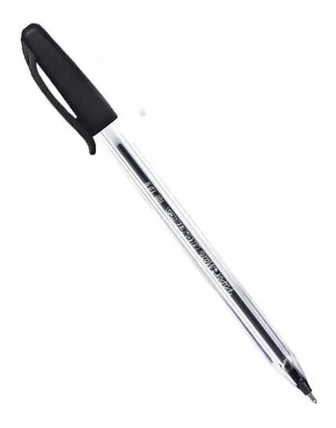 Caneta Esferográfica Paper Mate Kilométrica 1.0mm Preta Ponta Média – Caneta Quilimétrica Escrita Macia para Concursos e Escritório – Unidade Caneta Esferográfica Paper Mate Kilométrica 1.0mm Preta Ponta Média – Unidade - Imagem 1