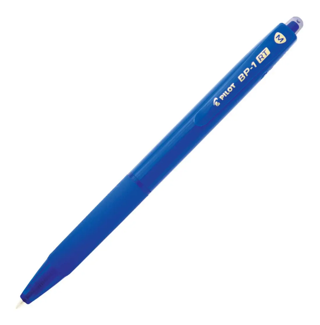 Caneta Esferográfica Retrátil Emborrachada Pilot Azul com Grip – Caneta de Clique Macia para Escritório e Estudo – Unidade Caneta Esferográfica Retrátil Emborrachada Pilot Azul com Grip – Unidade - Imagem 1