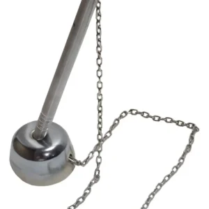 Caneta Fixa com Corrente e Suporte Chapéu para Balcão e Recepção – Caneta de Mesa Antifurto com Base Adesiva – Unidade