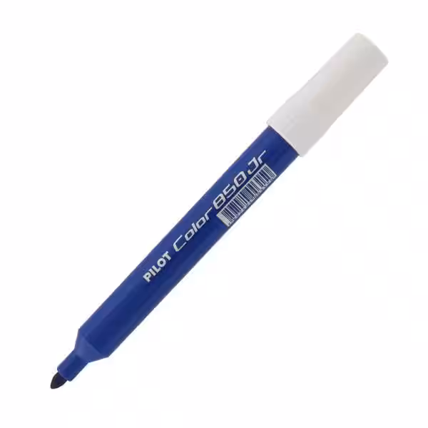 Caneta Marcador Pilot Color 850 Jr Azul Ponta Redonda 4.0mm – Unidade - Imagem 1