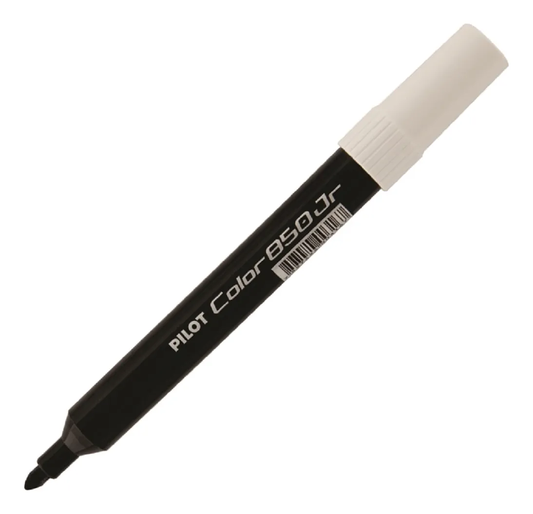 Caneta Marcador Pilot Color 850 Jr Preto Ponta Redonda 4.0mm –  Unidade - Imagem 1