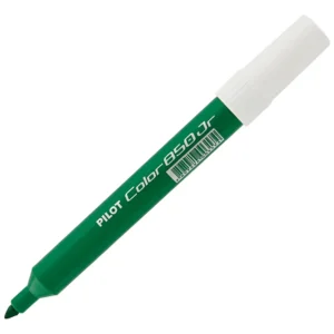 Caneta Marcador Pilot Color 850 Jr Verde Ponta Redonda 4.0mm – Pincel Hidrográfico Escolar para Cartaz e Flip Chart – Unidade