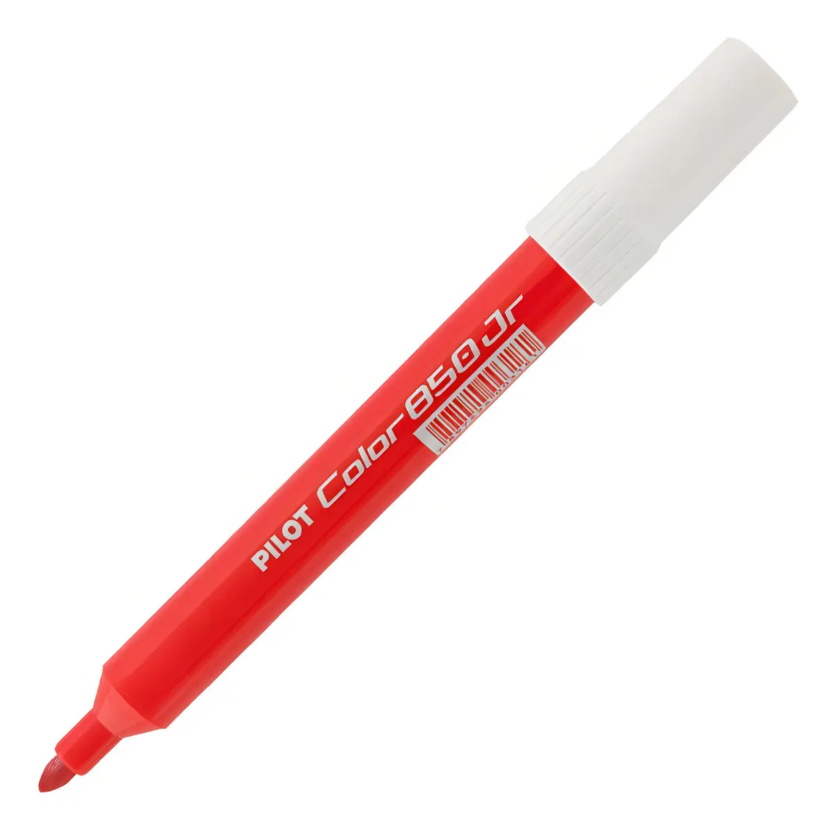 Caneta Marcador Pilot Color 850 Jr Vermelho Ponta Redonda 4.0mm – Pincel Hidrográfico Escolar para Cartaz e Flip Chart – Unidade