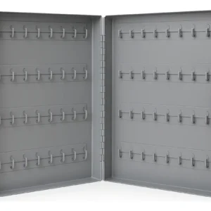 Claviculário Armário Organizador para 30 Chaves em Aço com Fechadura – Porta Chaves Parede Condomínio e Empresa – Unidade