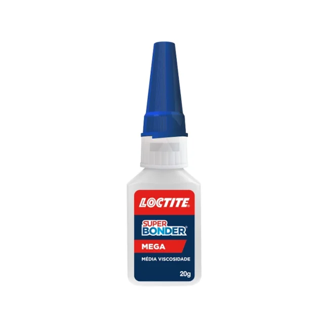 Cola Instantânea Super Bonder Ultra 20g Loctite Henkel Caixa com 8 Unidades – Adesivo Cianoacrilato Profissional Antientupimento Uso Frequente Cola Instantânea Super Bonder Ultra 20g Loctite Henkel – Unidade - Imagem 1