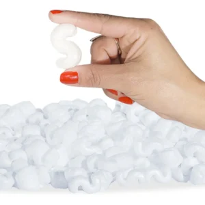 Floco de Isopor para Preenchimento Tipo S.Pack PP2 em EPS – Calço e Proteção para Encomendas e E-commerce – Fardo